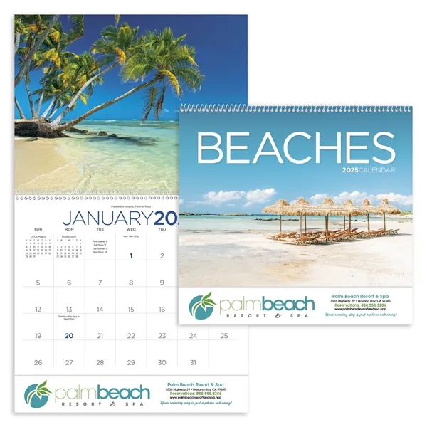 Triumph® Calendars Beaches Calendar