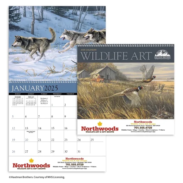 Triumph® Calendars Wildlife Art by the Hautman Brothers C... - Triumph® Calendars Wildlife Art by the Hautman Brothers C... - Image 0 of 1