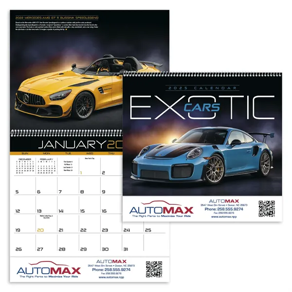 Triumph® Calendars Exotic Cars Calendar