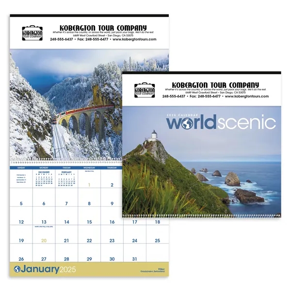 Triumph® Calendars World Scenic Calendar