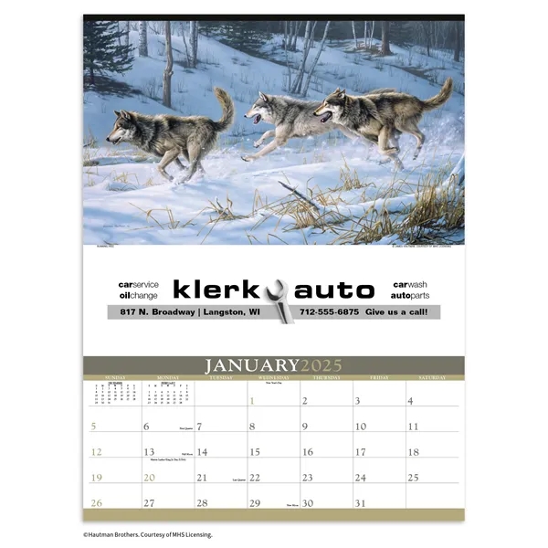 Triumph® Calendars Wildlife Art by the Hautman Brothers C... - Triumph® Calendars Wildlife Art by the Hautman Brothers C... - Image 0 of 1