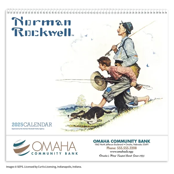 Products Norman Rockwell Appointment Calendar - Spiral - Products Norman Rockwell Appointment Calendar - Spiral - Image 1 of 2