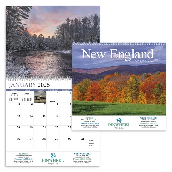 Products New England Appointment Calendar - Spiral