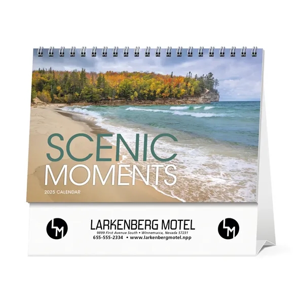 Triumph® Calendars Scenic Moments Large Desk Calendar - Triumph® Calendars Scenic Moments Large Desk Calendar - Image 0 of 2
