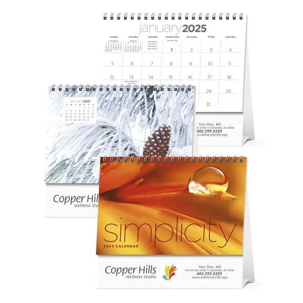 Triumph® Calendars Simplicity Large Desk Calendar - Triumph® Calendars Simplicity Large Desk Calendar - Image 0 of 2