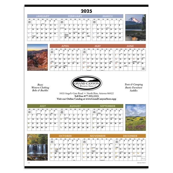 Triumph® Calendars Scenic Span-A-Year Calendar - Triumph® Calendars Scenic Span-A-Year Calendar - Image 1 of 1