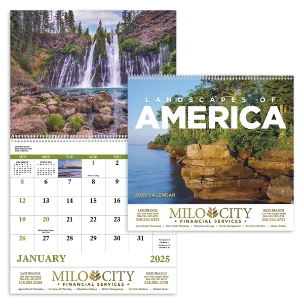 Good Value™ Landscapes of America - Spiral Calendar - Good Value™ Landscapes of America - Spiral Calendar - Image 0 of 2
