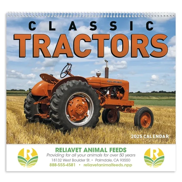 Good Value™ Classic Tractor - Spiral Calendar - Good Value™ Classic Tractor - Spiral Calendar - Image 1 of 2