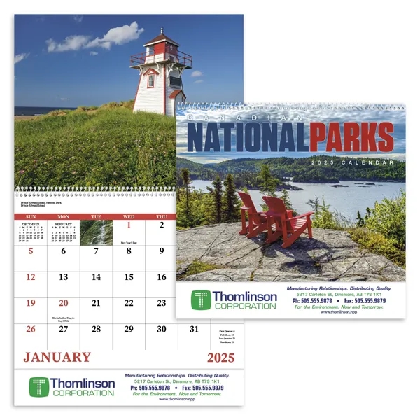 Good Value™ Canadian National Parks - Spiral Calendar - Good Value™ Canadian National Parks - Spiral Calendar - Image 0 of 2