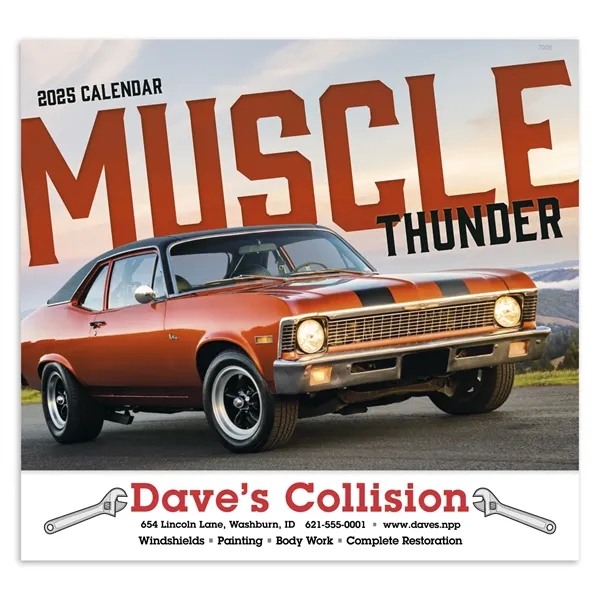 Good Value™ Muscle Thunder - Stapled Calendar - Good Value™ Muscle Thunder - Stapled Calendar - Image 1 of 1
