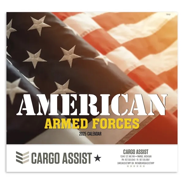 Good Value™ American Armed Forces - Stapled Calendar - Good Value™ American Armed Forces - Stapled Calendar - Image 1 of 1