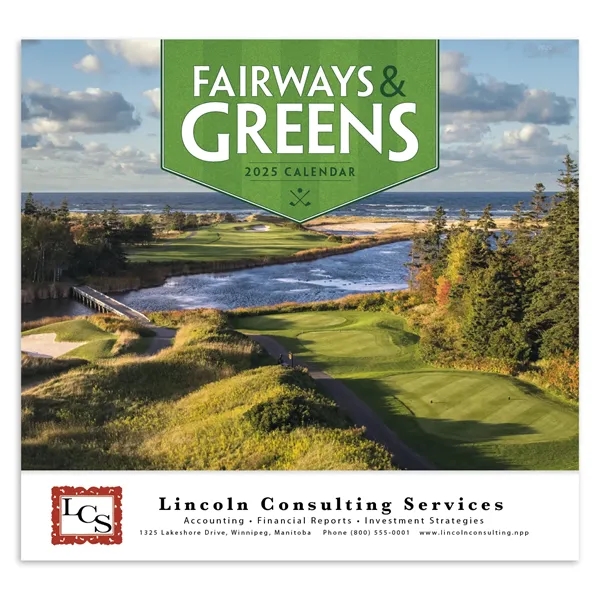 Good Value™ Fairways & Greens - Stapled Calendar - Good Value™ Fairways & Greens - Stapled Calendar - Image 1 of 1