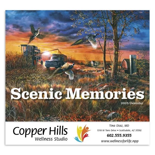 Good Value™ Scenic Memories - Stapled Calendar - Good Value™ Scenic Memories - Stapled Calendar - Image 1 of 1