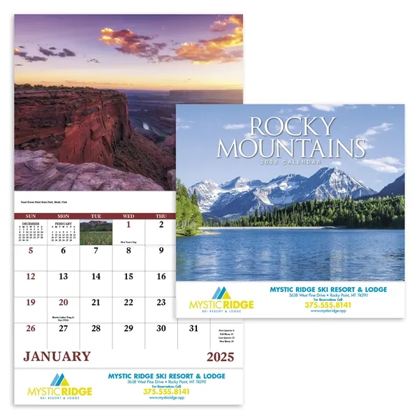 Good Value™ Rocky Mountains - Stapled Calendar - Good Value™ Rocky Mountains - Stapled Calendar - Image 0 of 1