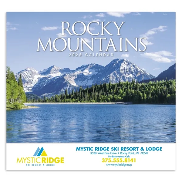 Good Value™ Rocky Mountains - Stapled Calendar - Good Value™ Rocky Mountains - Stapled Calendar - Image 1 of 1