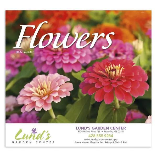 Good Value™ Flowers - Stapled Calendar - Good Value™ Flowers - Stapled Calendar - Image 1 of 1