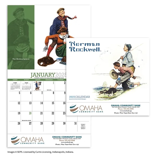 Products Norman Rockwell Appointment Calendar - Stapled - Products Norman Rockwell Appointment Calendar - Stapled - Image 0 of 1