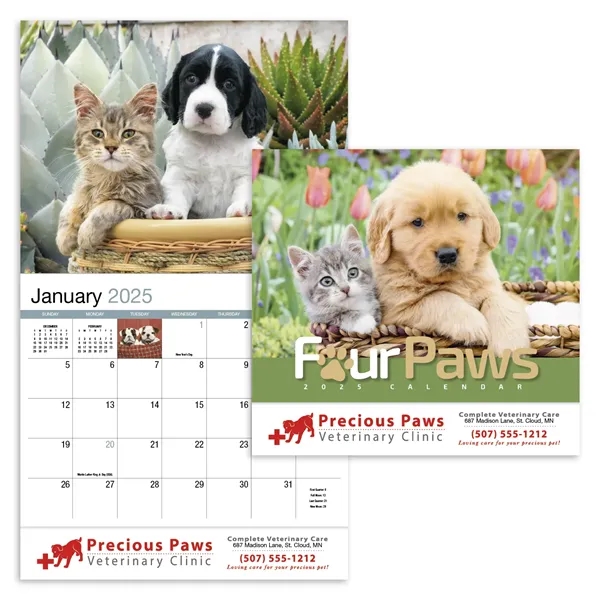 Products Four Paws Appointment Calendar - Stapled - Products Four Paws Appointment Calendar - Stapled - Image 0 of 1