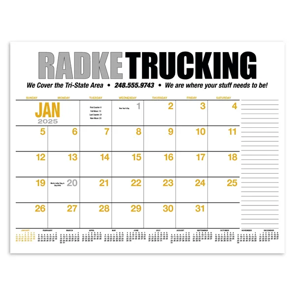Products 13-Month Desk Pad Calendar - Products 13-Month Desk Pad Calendar - Image 0 of 1