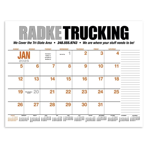 Products 13-Month Desk Pad Calendar - Products 13-Month Desk Pad Calendar - Image 1 of 1