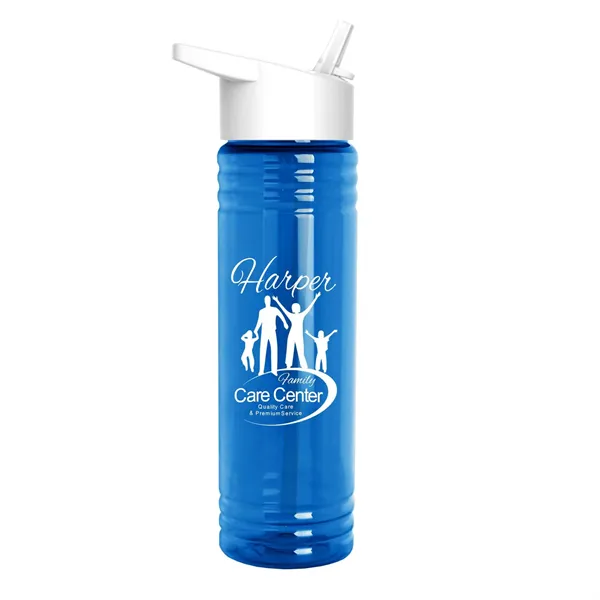 Garyline® Slim Fit Bottle with Flip-Straw Lid - 24 oz. - Garyline® Slim Fit Bottle with Flip-Straw Lid - 24 oz. - Image 3 of 8