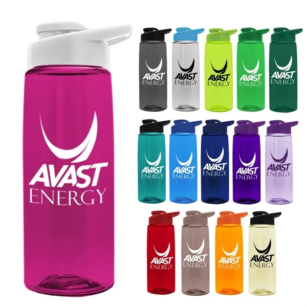 Garyline® Flair Tritan® Bottle with Drink-Thru Lid - 26 oz. - Garyline® Flair Tritan® Bottle with Drink-Thru Lid - 26 oz. - Image 0 of 15