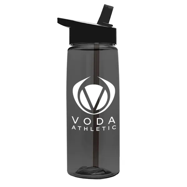 Garyline® Flair Tritan® Bottle with Flip-Straw Lid - 26 oz. - Garyline® Flair Tritan® Bottle with Flip-Straw Lid - 26 oz. - Image 6 of 14