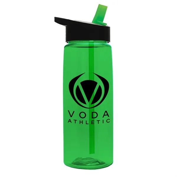 Garyline® Flair Tritan® Bottle with Flip-Straw Lid - 26 oz. - Garyline® Flair Tritan® Bottle with Flip-Straw Lid - 26 oz. - Image 9 of 14
