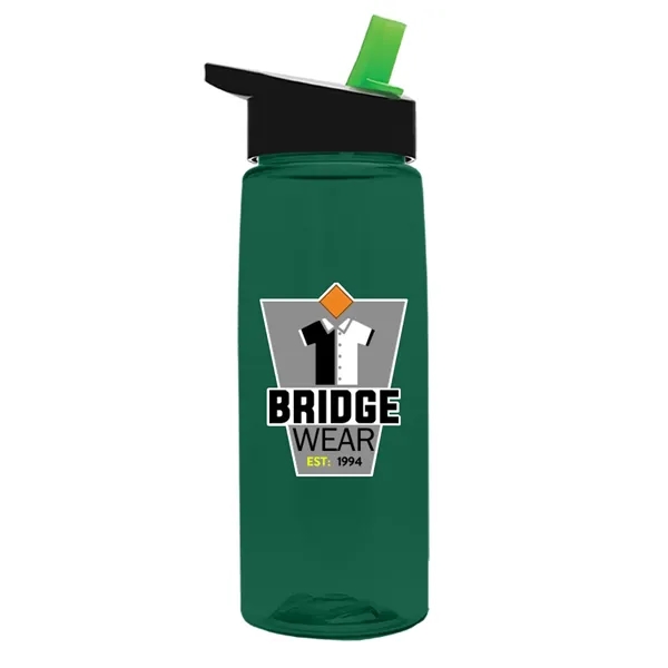 Garyline® Flair Tritan® Bottle with Flip-Straw Lid - 26 oz. - Garyline® Flair Tritan® Bottle with Flip-Straw Lid - 26 oz. - Image 10 of 14