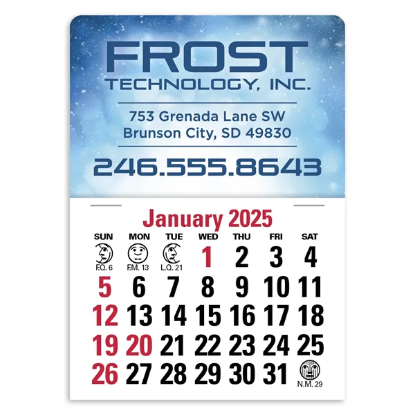 Triumph® Calendars Press-N-Stick Full-Color Header Standa... - Triumph® Calendars Press-N-Stick Full-Color Header Standa... - Image 0 of 1