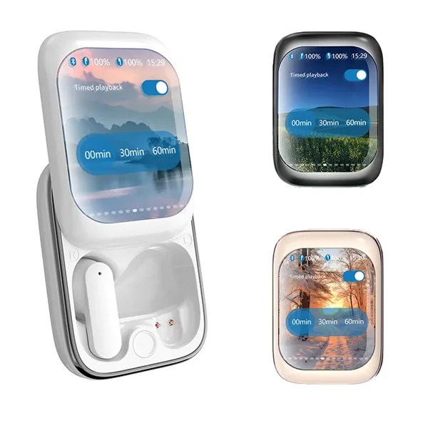 Slide Cover Noise Cancellation Bluetooth Earphones - Slide Cover Noise Cancellation Bluetooth Earphones - Image 0 of 6