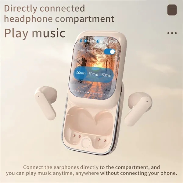 Slide Cover Noise Cancellation Bluetooth Earphones - Slide Cover Noise Cancellation Bluetooth Earphones - Image 3 of 6