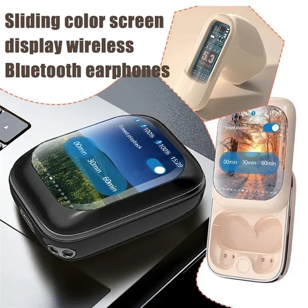 Slide Cover Noise Cancellation Bluetooth Earphones - Slide Cover Noise Cancellation Bluetooth Earphones - Image 5 of 6