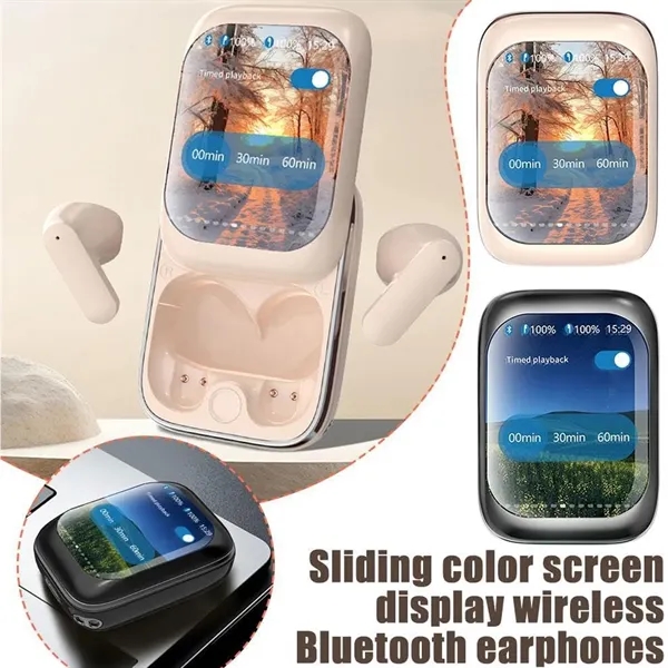 Slide Cover Noise Cancellation Bluetooth Earphones - Slide Cover Noise Cancellation Bluetooth Earphones - Image 6 of 6