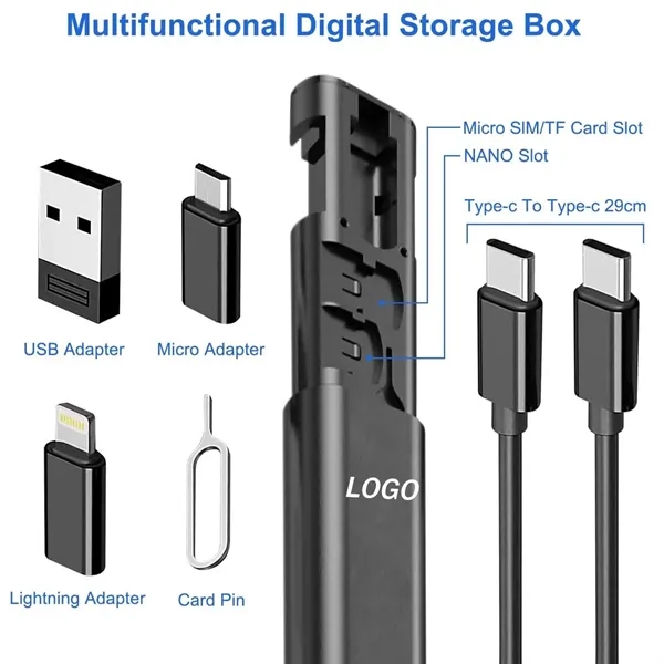 60W Fast Charging 5 in 1 Data Cable - 60W Fast Charging 5 in 1 Data Cable - Image 1 of 7