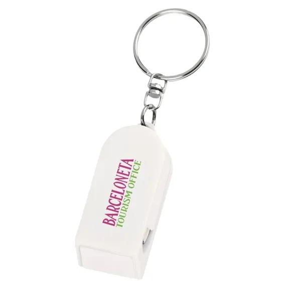 Slide-Out Phone Stand and Screen Cleaner Keychain - Slide-Out Phone Stand and Screen Cleaner Keychain - Image 6 of 6