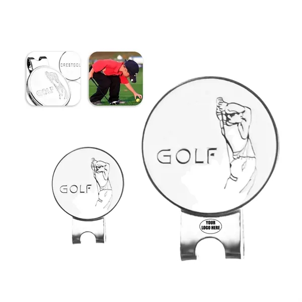 Custom Magnetic Golf Hat Clip - Custom Magnetic Golf Hat Clip - Image 0 of 4
