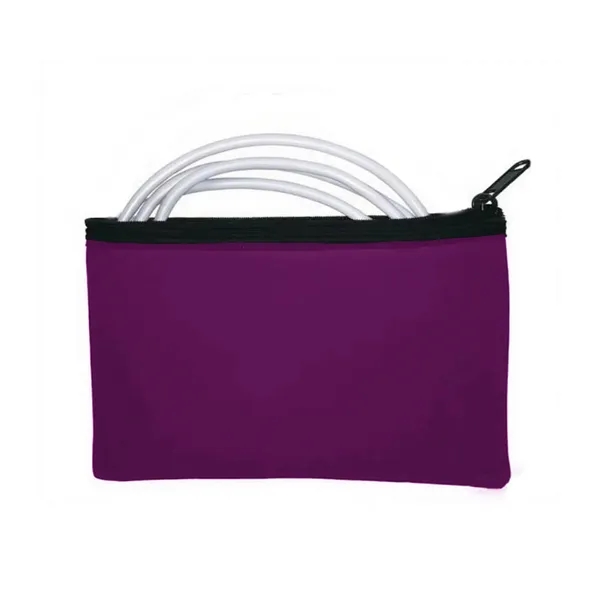 Neoprene Zip Pouch 10" x 5" - Neoprene Zip Pouch 10" x 5" - Image 6 of 9