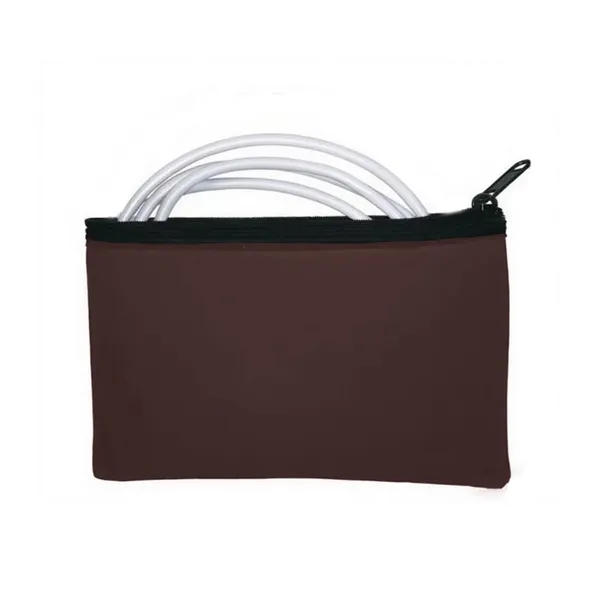 Neoprene Zip Pouch 10" x 5" - Neoprene Zip Pouch 10" x 5" - Image 7 of 9