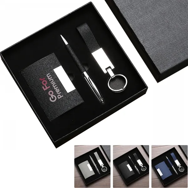 3 in 1Business Set Elegant Gift Box - 3 in 1Business Set Elegant Gift Box - Image 0 of 4