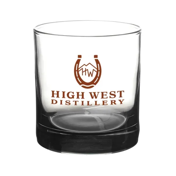 Custom Double Rocks 10.5 oz Lexington Rocks Whiskey Glass with CB