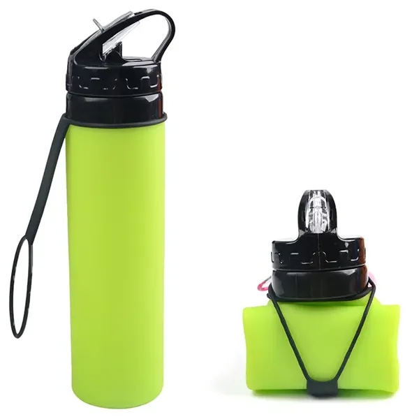 Silicone Foldable Water Bottles - Silicone Foldable Water Bottles - Image 5 of 5