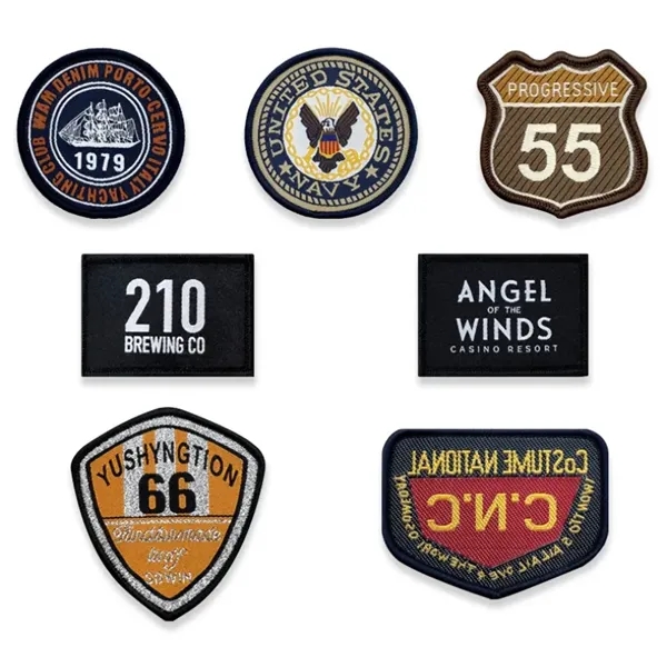 1" Custom Woven Patch with Logo - 1" Custom Woven Patch with Logo - Image 3 of 5