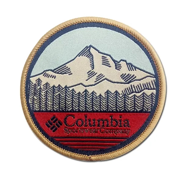 1" Custom Woven Patch with Logo - 1" Custom Woven Patch with Logo - Image 5 of 5