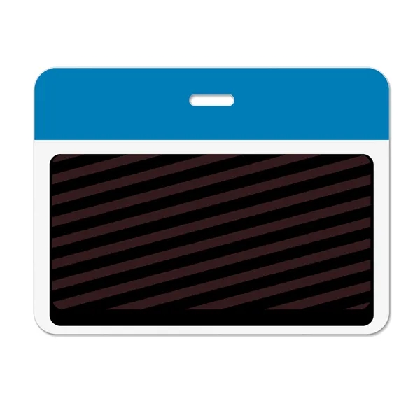 2-Part Expiring Badge Clip-On BACK PART, No Title, 4" x 3" - 2-Part Expiring Badge Clip-On BACK PART, No Title, 4" x 3" - Image 1 of 3