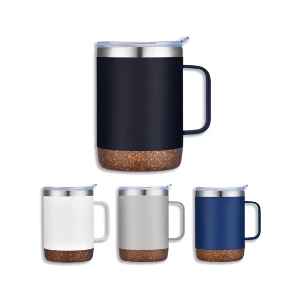 Cork Mate 12 oz Stainless Steel Camp Mug - Cork Mate 12 oz Stainless Steel Camp Mug - Image 10 of 13