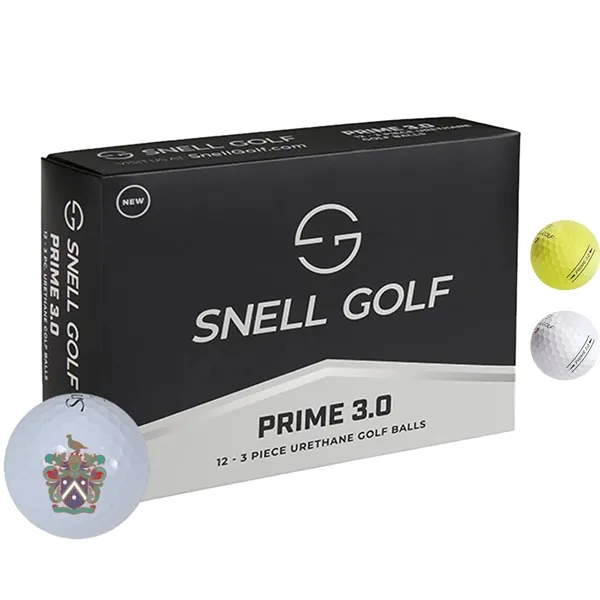 Snell PRIME 3.0 Golf Balls with Custom Imprints - Snell PRIME 3.0 Golf Balls with Custom Imprints - Image 0 of 2