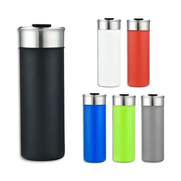 Freeze Guard 18 oz Stainless Steel Slim Tumbler - Freeze Guard 18 oz Stainless Steel Slim Tumbler - Image 16 of 18