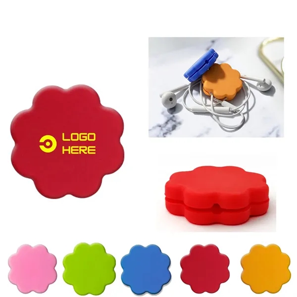 Portable Petal Earphone Cable Winder - Portable Petal Earphone Cable Winder - Image 0 of 3
