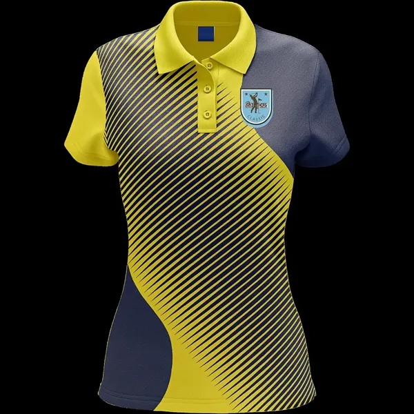 Women's Short Sleeve Polo shirt-150G Interlock - Women's Short Sleeve Polo shirt-150G Interlock - Image 0 of 1